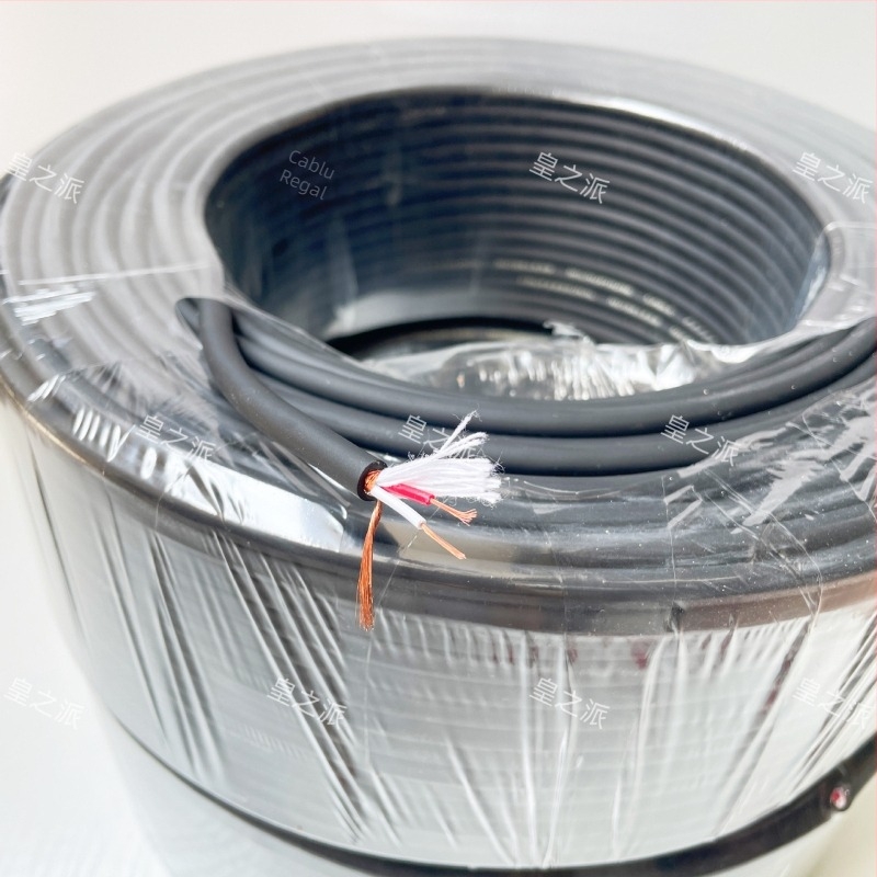 Cablu audio din cupru fără oxigen, cablu microfon 80P cu doi conductori ecranat, pentru conexiuni la mixer și iluminare de scenă