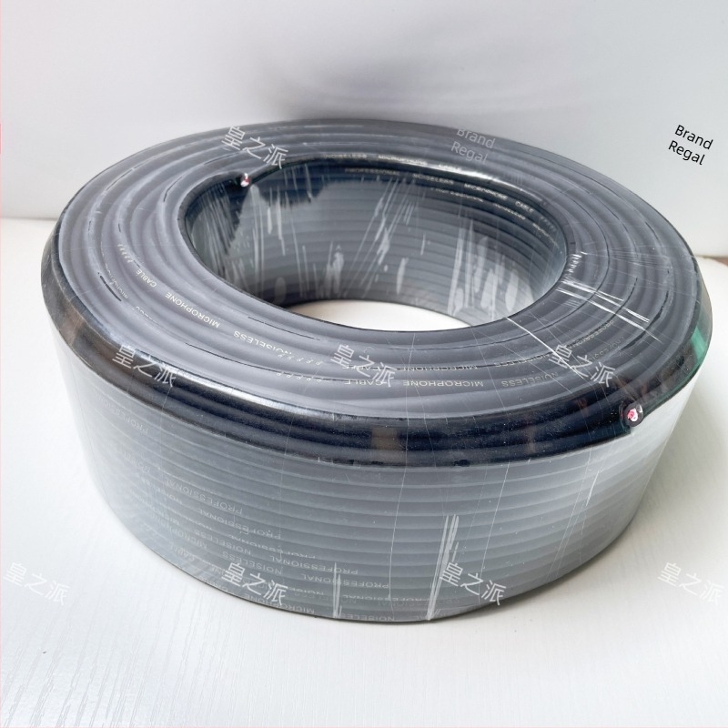 Cablu audio din cupru fără oxigen, cablu microfon 80P cu doi conductori ecranat, pentru conexiuni la mixer și iluminare de scenă