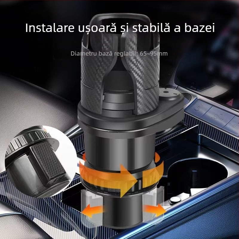 Suport pentru pahare auto – ABS material, Stil modern, Funcție: Suport