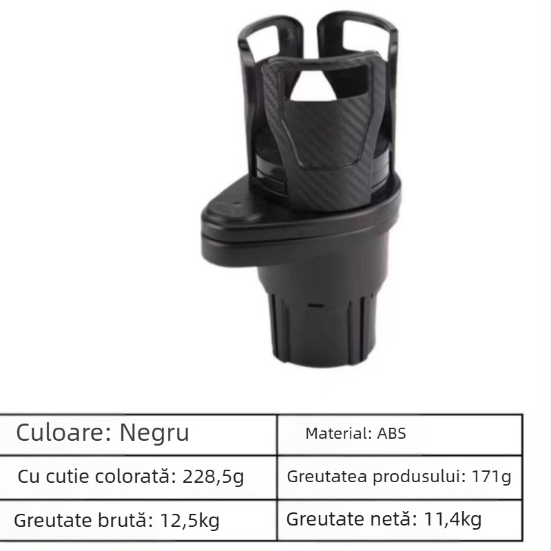 Suport pentru pahare auto – ABS material, Stil modern, Funcție: Suport