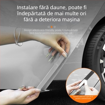 Bandă anti-coliziune pentru ușa Su7, protecție din plastic pentru marginile portierelor și caroserie, compatibilă cu Su7