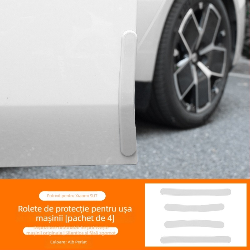 Bandă anti-coliziune pentru ușa Su7, protecție din plastic pentru marginile portierelor și caroserie, compatibilă cu Su7
