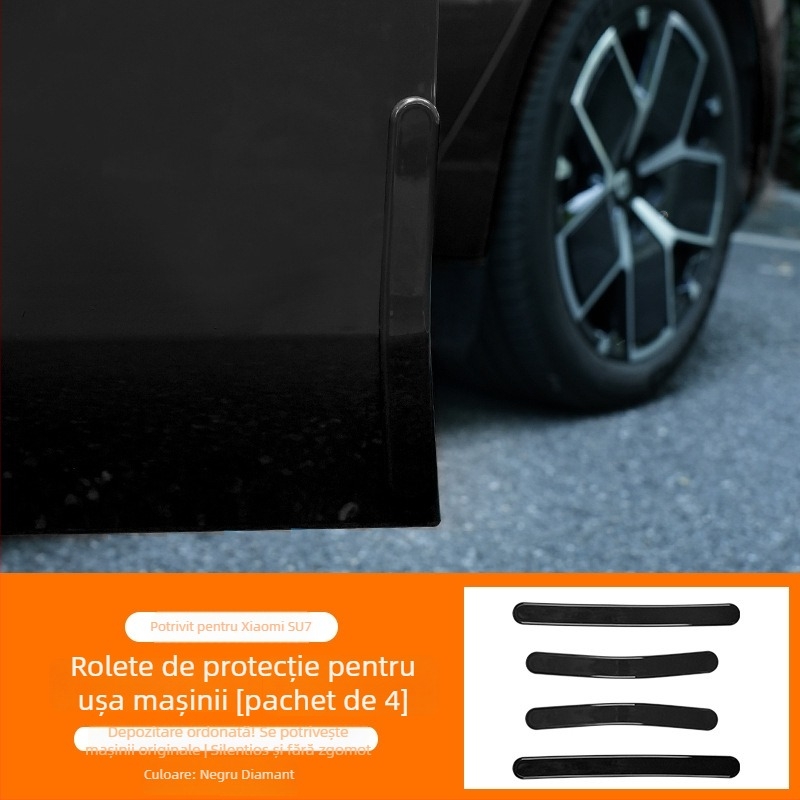 Bandă anti-coliziune pentru ușa Su7, protecție din plastic pentru marginile portierelor și caroserie, compatibilă cu Su7