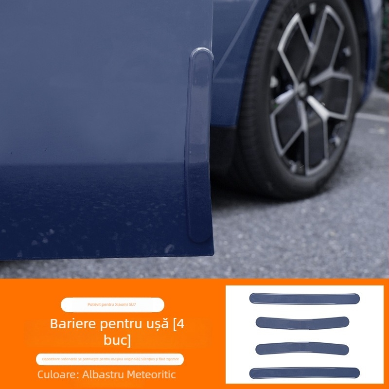 Bandă anti-coliziune pentru ușa Su7, protecție din plastic pentru marginile portierelor și caroserie, compatibilă cu Su7