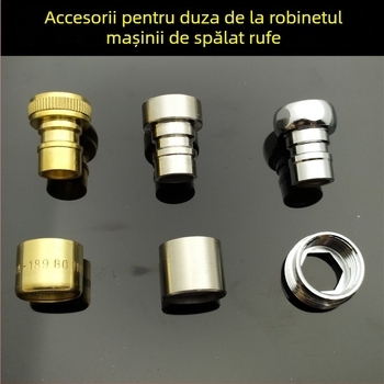 Fitinuri pentru vârful robinetului, pentru mașina de spălat • Material: oțel inoxidabil / cupru • Brand: Jiaonan • Stil: Simplitate modernă