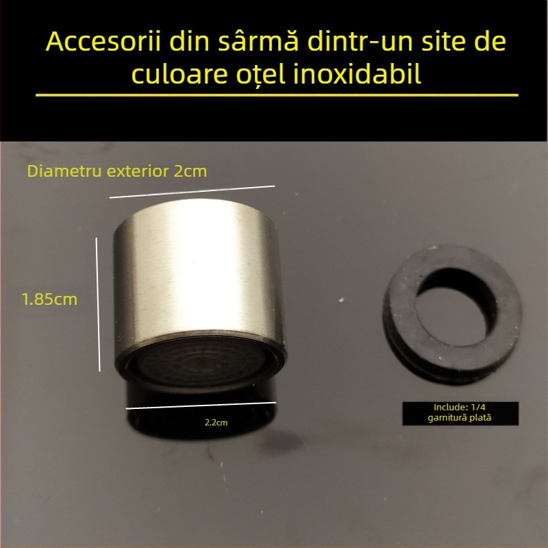 Fitinuri pentru vârful robinetului, pentru mașina de spălat • Material: oțel inoxidabil / cupru • Brand: Jiaonan • Stil: Simplitate modernă