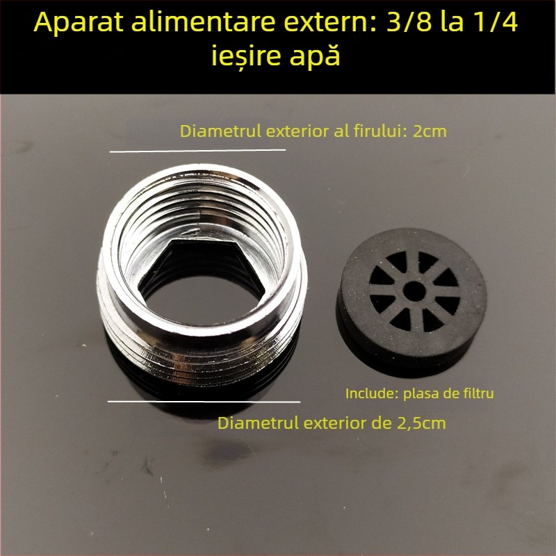 Fitinuri pentru vârful robinetului, pentru mașina de spălat • Material: oțel inoxidabil / cupru • Brand: Jiaonan • Stil: Simplitate modernă