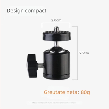 Tripod/PTZ Shenyi sy-016, aliaj de aluminiu, sarcină maximă sub 2 kg, potrivit pentru live selfie