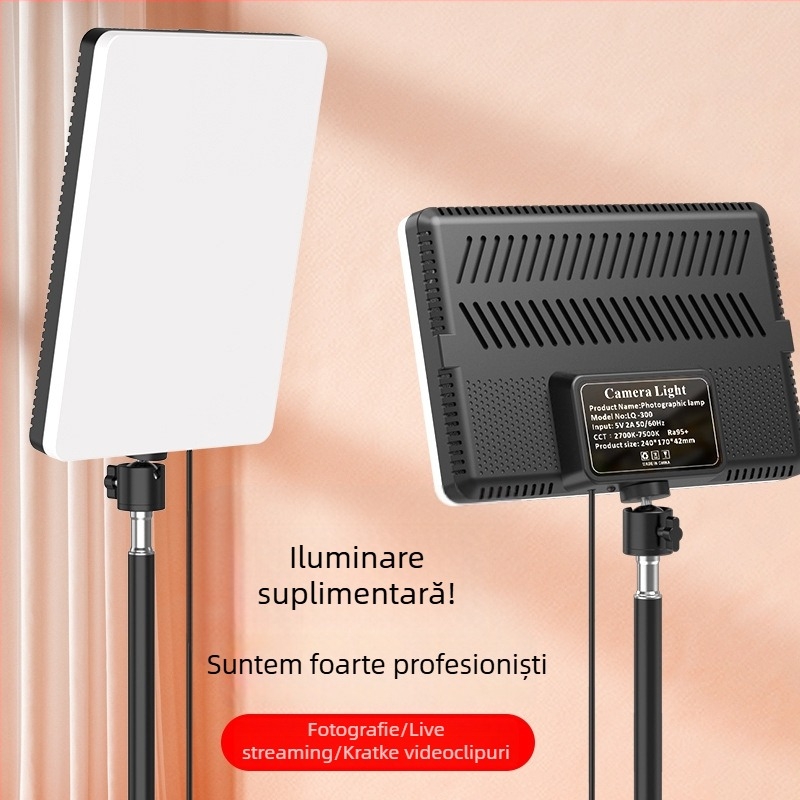 Lumină portabilă pentru fotografie pentru iluminare pe birou, 5V, 40W, 3000–6000K, SMD