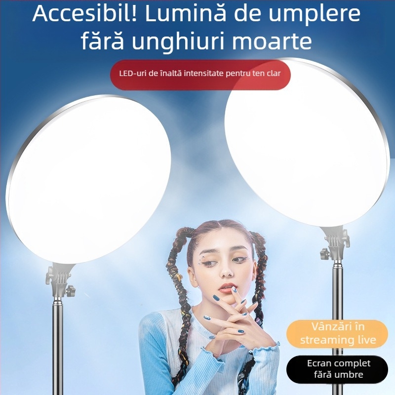 PF-45 Lumină portabilă pentru fotografie pentru streaming live, soclu E27, 220V