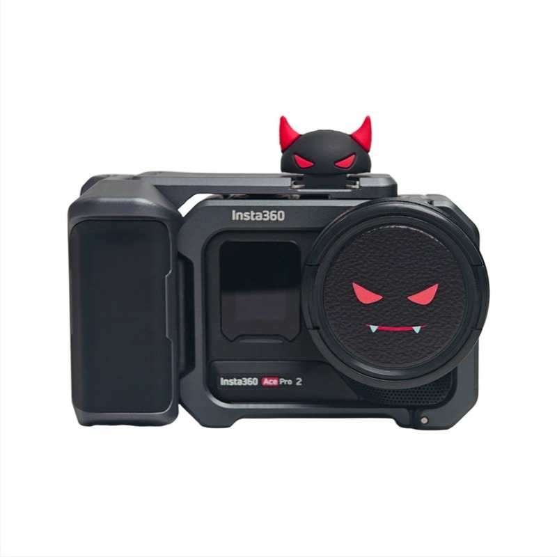 Inel adaptor filtru Insta360 AcePro2, capac de obiectiv și capac pentru hot shoe – Canon compatibil