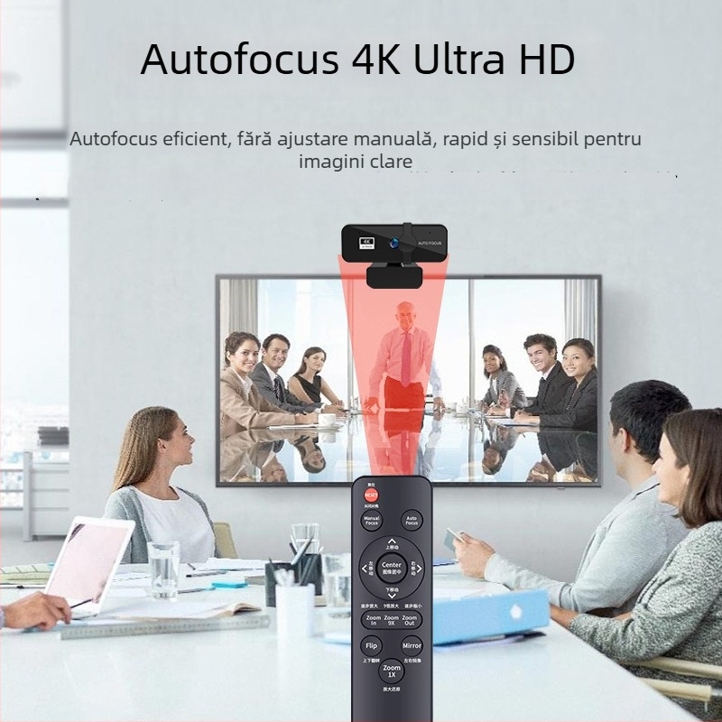 Cameră web USB 4K pentru calculator, cu microfon încorporat, fără driver, 30fps, USB 2.0
