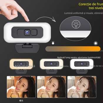 Cameră USB PTZ inteligentă, 4K 3840x2160, 30fps, focalizare automată, microfon încorporat, fără driveri