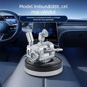 Aromatizator auto alimentat cu energie solară - ornament decorativ pentru interior, model creativ cu parfum de durată