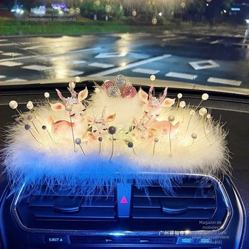 Ornament pentru consola centrală a mașinii — rășină, stil simplu, Lu fuchun, pentru decorare