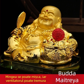 Ornament auto interior Buddha în stil retro, formă Buddha, categorie decoratiuni, personalizare disponibila