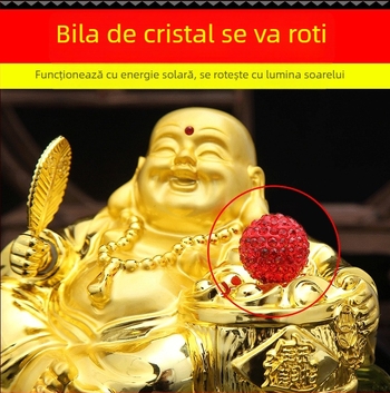 Ornament auto interior Buddha în stil retro, formă Buddha, categorie decoratiuni, personalizare disponibila