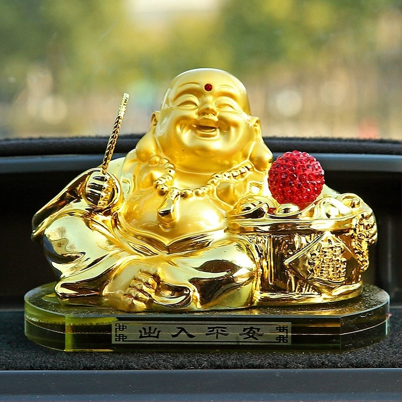 Ornament auto interior Buddha în stil retro, formă Buddha, categorie decoratiuni, personalizare disponibila