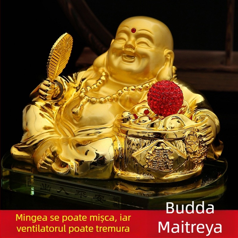 Ornament auto interior Buddha în stil retro, formă Buddha, categorie decoratiuni, personalizare disponibila