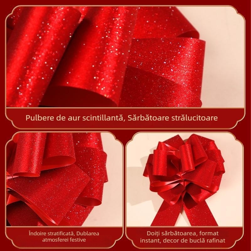 Cutie cadou pentru nuntă — set decor pentru nuntă: ghirlande, panglici, decor pentru cameră și accente pentru coloane de mașini; gata pentru a fi dăruit unui coleg