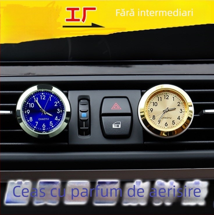 Difuzor auto de aromaterapie, montare pe orificiul de ventilație - corp metalic, CHAOYU, difuzie aromatică, numeroase arome