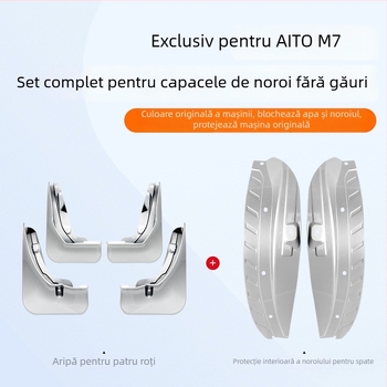 Lineri de aripi Wenjie M7 – panouri de protecție pentru roți (față și spate), din plastic, compatibile cu modelele 24–25