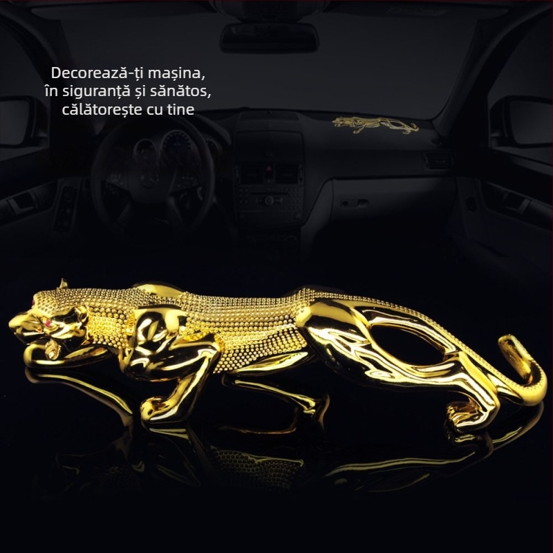 Suport auto pentru parfum, stil tradițional chinezesc, binecuvântare (Material: rășină; Stil: tradițional chinezesc; Funcție: binecuvântare; Material suport parfum: rășină placare cu aur)