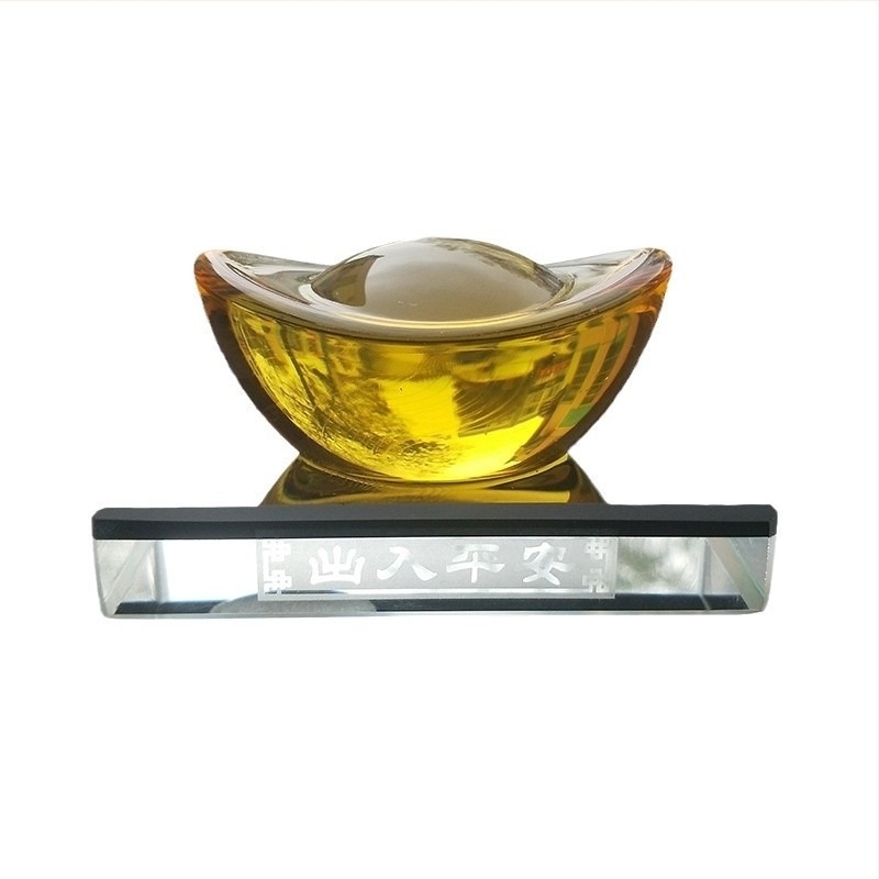 Kitang Crystal suport pentru parfum auto, cu bază din sticlă cuboidă – stil modern, procesare personalizabilă