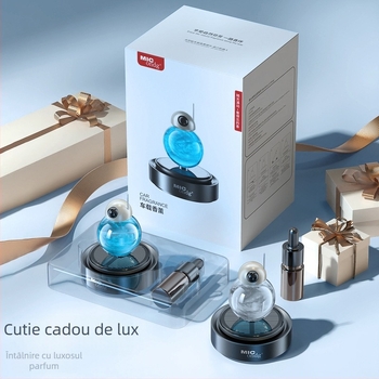 Difuzor de aromă pentru interiorul mașinii, cu consolă centrală din aliaj, alimentare solară, ornament cu nisip curgător