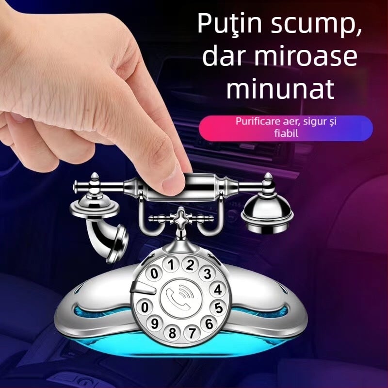 Orvis suport parfum pentru scaun auto - ABS satinat + sticlă; 50-100 ml; parfum Freesia; volatilizare 31-60 zile