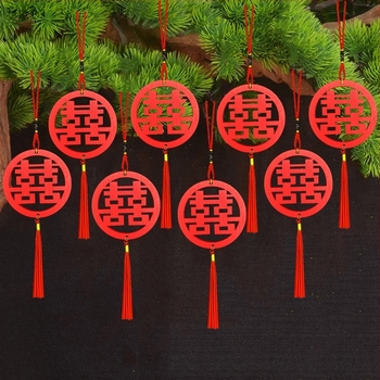 Pandantiv bonsai din lemn pentru nuntă – decor de nuntă, cadou pentru cupluri