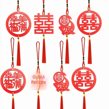 Pandantiv bonsai din lemn pentru nuntă – decor de nuntă, cadou pentru cupluri