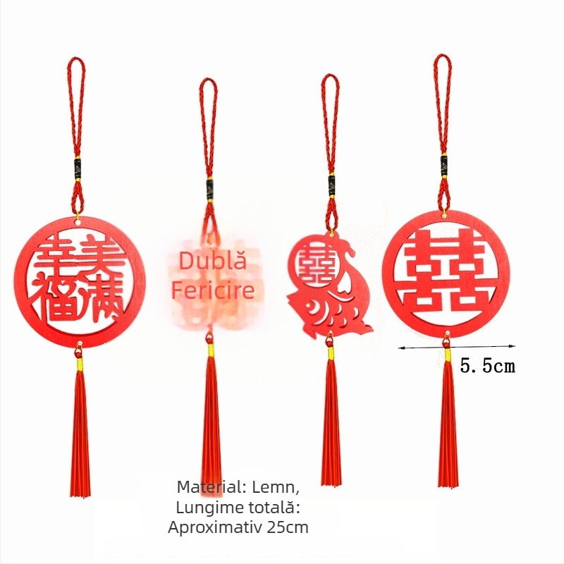 Pandantiv bonsai din lemn pentru nuntă – decor de nuntă, cadou pentru cupluri