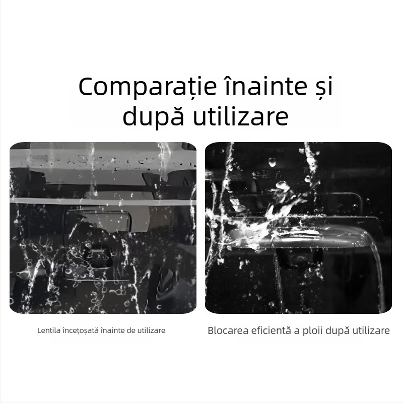 Protecție ploaie pentru mașină – PVC, universal, montaj cu bandă adezivă, personalizabil