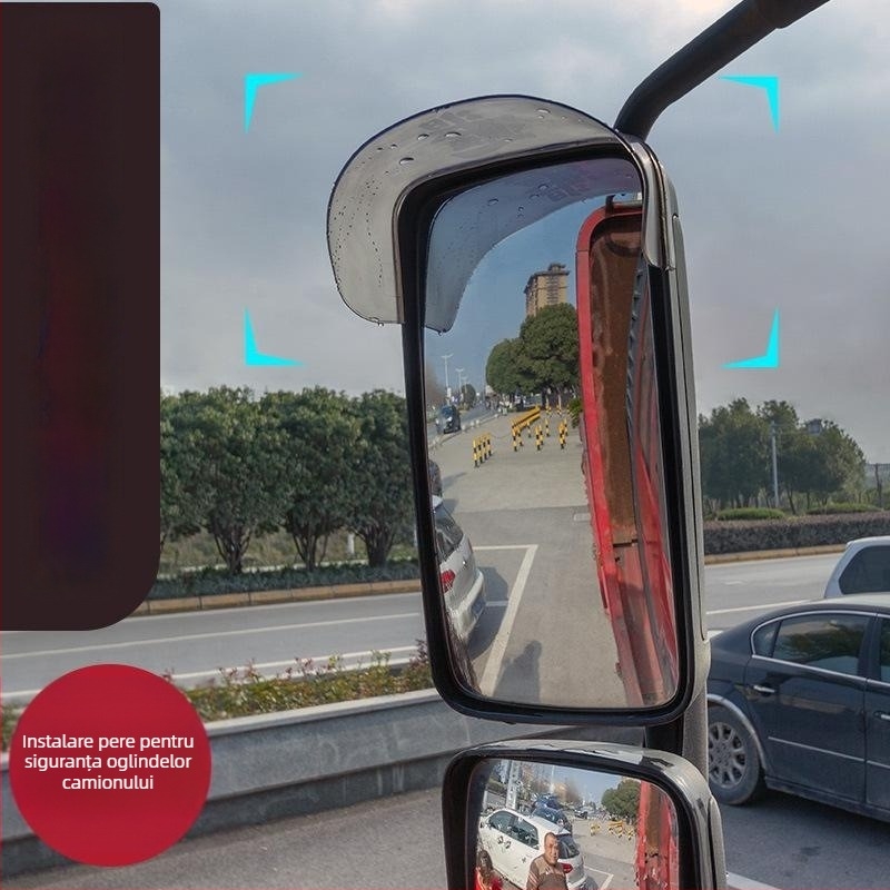Protecție pentru oglinda retrovizoare pentru Sinotruk Howo camion ușor — vizor anti ploaie, fără personalizare