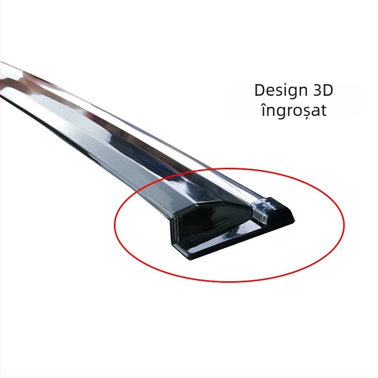 Protecție de ploaie tip sprânceană pentru Skoda Kamiq/GT, acrilic, montaj cu adeziv + cârlig, set de 4 bucăți, pentru Kamiq/GT din 2018