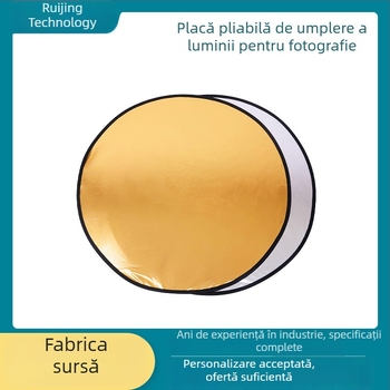 Reflector portabil pliabil pentru portrete, iluminare suplimentară în studio și în exterior