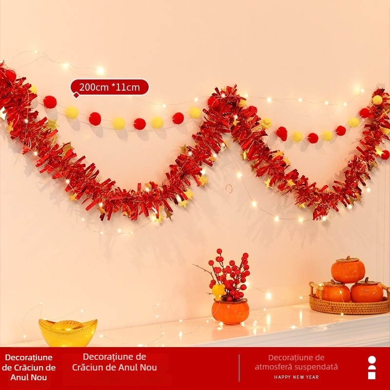 Bannere și ornamente suspendate pentru Anul Nou 2026 – Anul Calului, PVC, model Cartoon/Text, decor pentru amenajarea scenei, brand Come to joy