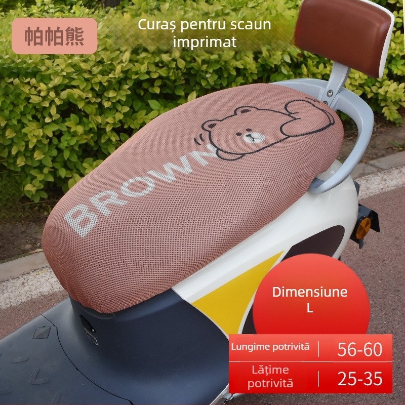 Husă scaun pentru vehicule electrice și motociclete | Material: fibră | Umplutură: Alt material | Patru sezoane | Brand Mojielong