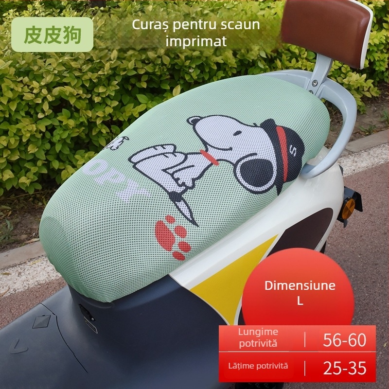 Husă scaun pentru vehicule electrice și motociclete | Material: fibră | Umplutură: Alt material | Patru sezoane | Brand Mojielong