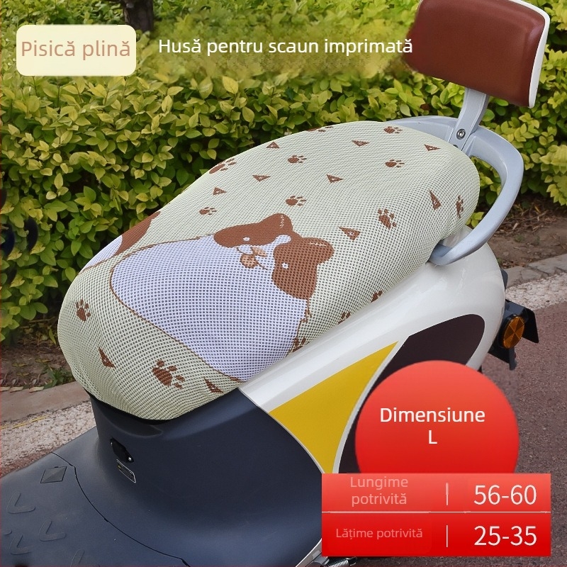 Husă scaun pentru vehicule electrice și motociclete | Material: fibră | Umplutură: Alt material | Patru sezoane | Brand Mojielong