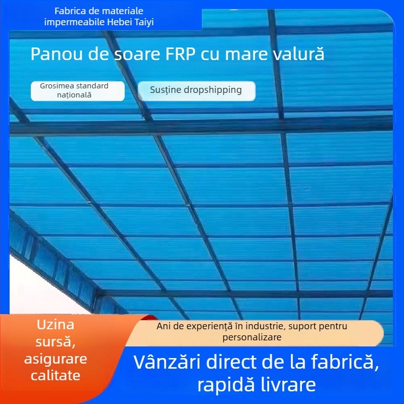 Panou FRP pentru iluminat – ondulat, pentru tavan seră, Tai Yi