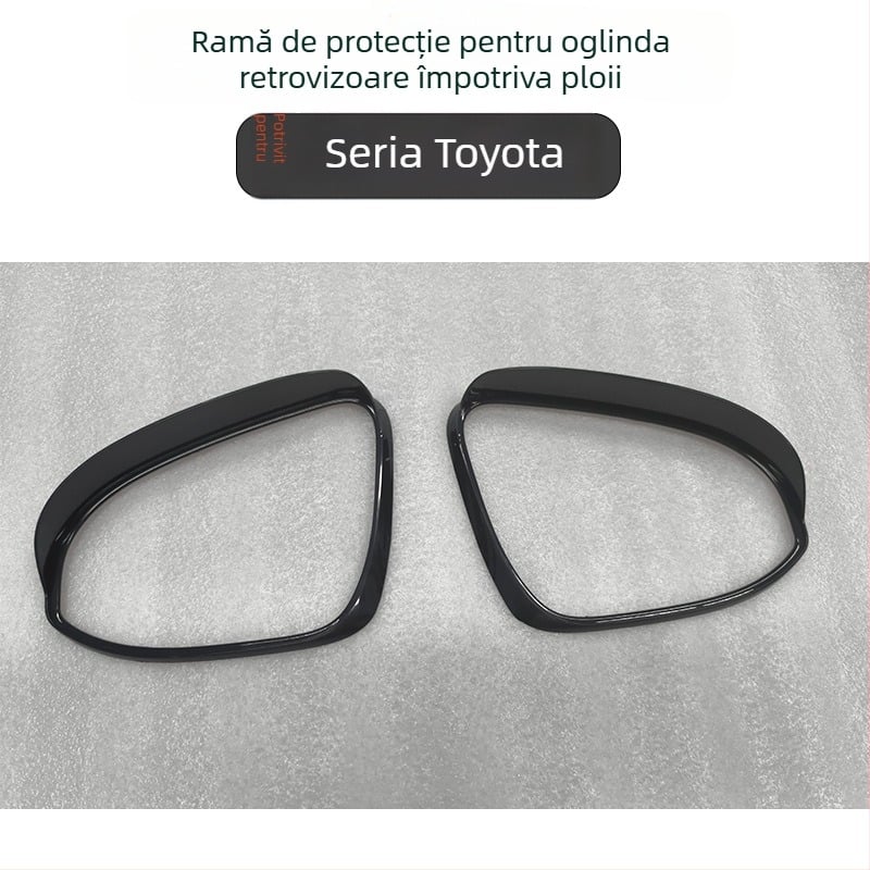 Sprânceană de ploaie pentru oglinda retrovizoare Corolla/ralink — material PS, origine Foshan, personalizare disponibilă, instalare cu adeziv