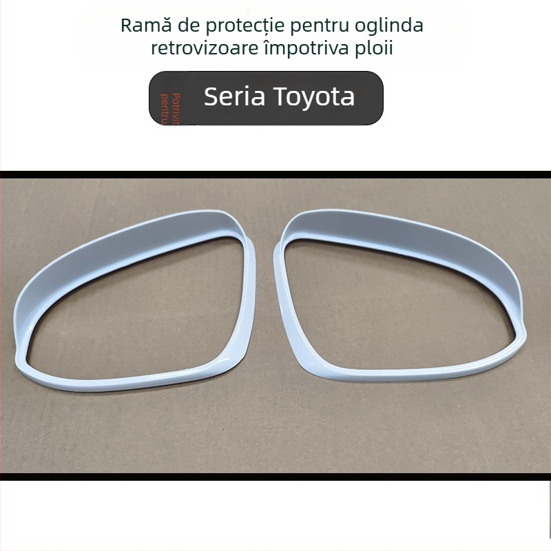 Sprânceană de ploaie pentru oglinda retrovizoare Corolla/ralink — material PS, origine Foshan, personalizare disponibilă, instalare cu adeziv