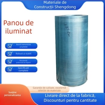 Panou FRP pentru iluminat – plăci transparente pentru transmisia luminii, pentru acoperișuri, utilizare multiplă (SD6844)