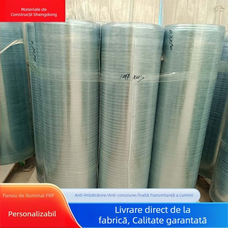 Panou FRP pentru iluminat – plăci transparente pentru transmisia luminii, pentru acoperișuri, utilizare multiplă (SD6844)