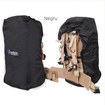 Blue Field Husă impermeabilă pentru rucsac, ușoară, demontabilă, unisex, material Oxford, capacitate 33–55L sau 55–75L