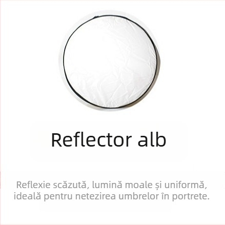 2-în-1 reflector și panou de iluminare pentru fotografia de produse | Tip: pânză de fundal | Material: PVC | Aplicare: fotografierea produselor | Greutate: 0,08 kg