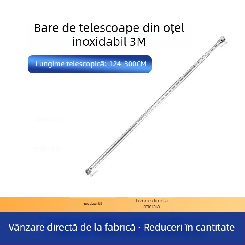 Stativ pentru fundal pentru fotografie de produs, oțel inoxidabil, telescopic, Lei photo, greutate 1,4 kg