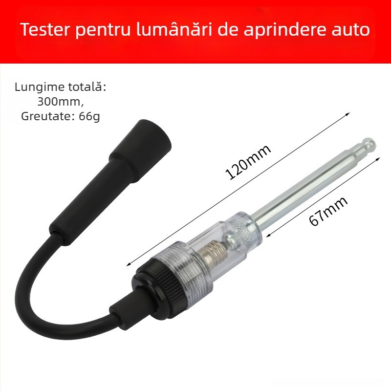 Detector de defecțiuni auto cu tester pentru bujii – Yishun, model Spark plug tester, sistem de detecție: tester de bujii